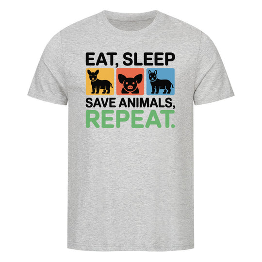 EAT SLEEP SAVE Premium Organic Shirt