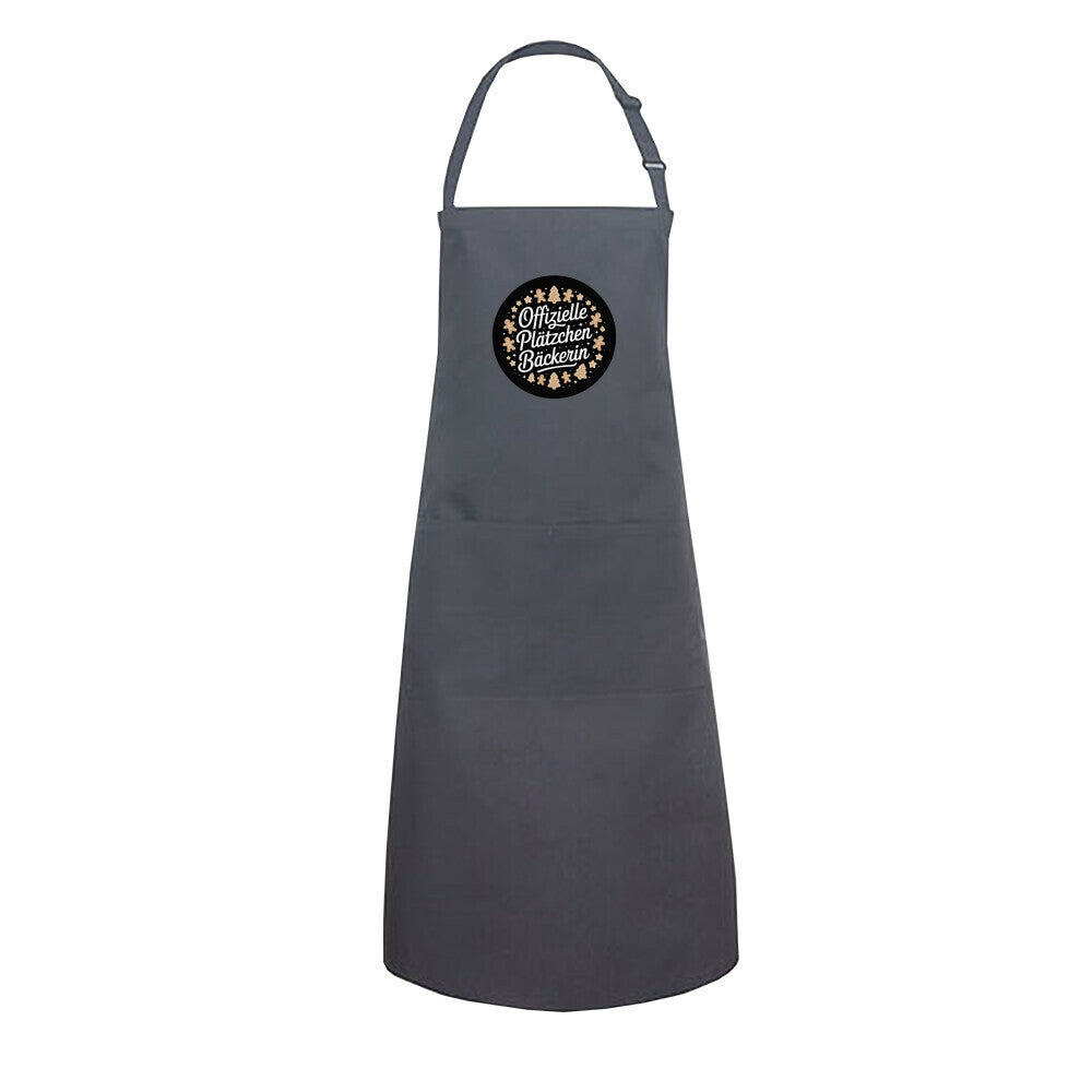Latzschürze – OFFIZIELLE PLÄTZCHENBÄCKERIN – Unisex Bib Apron