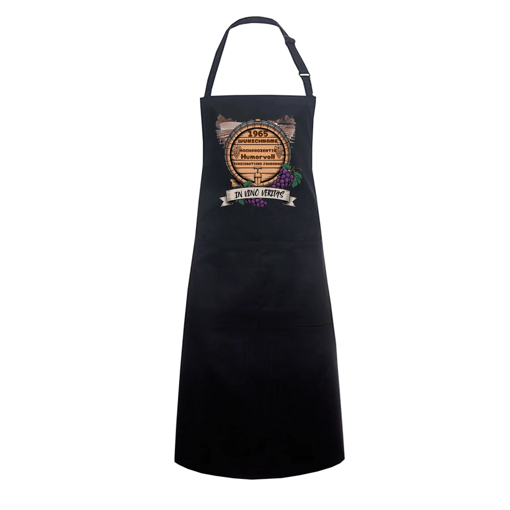 Weinfass Schürze-personalisierbar