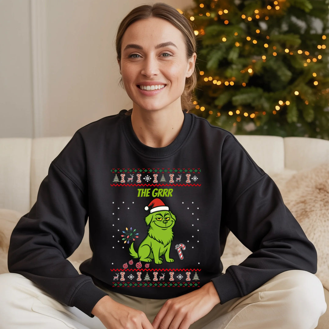 Personalisierbarer Sweater aus Baumwollmischgewebe – Unisex