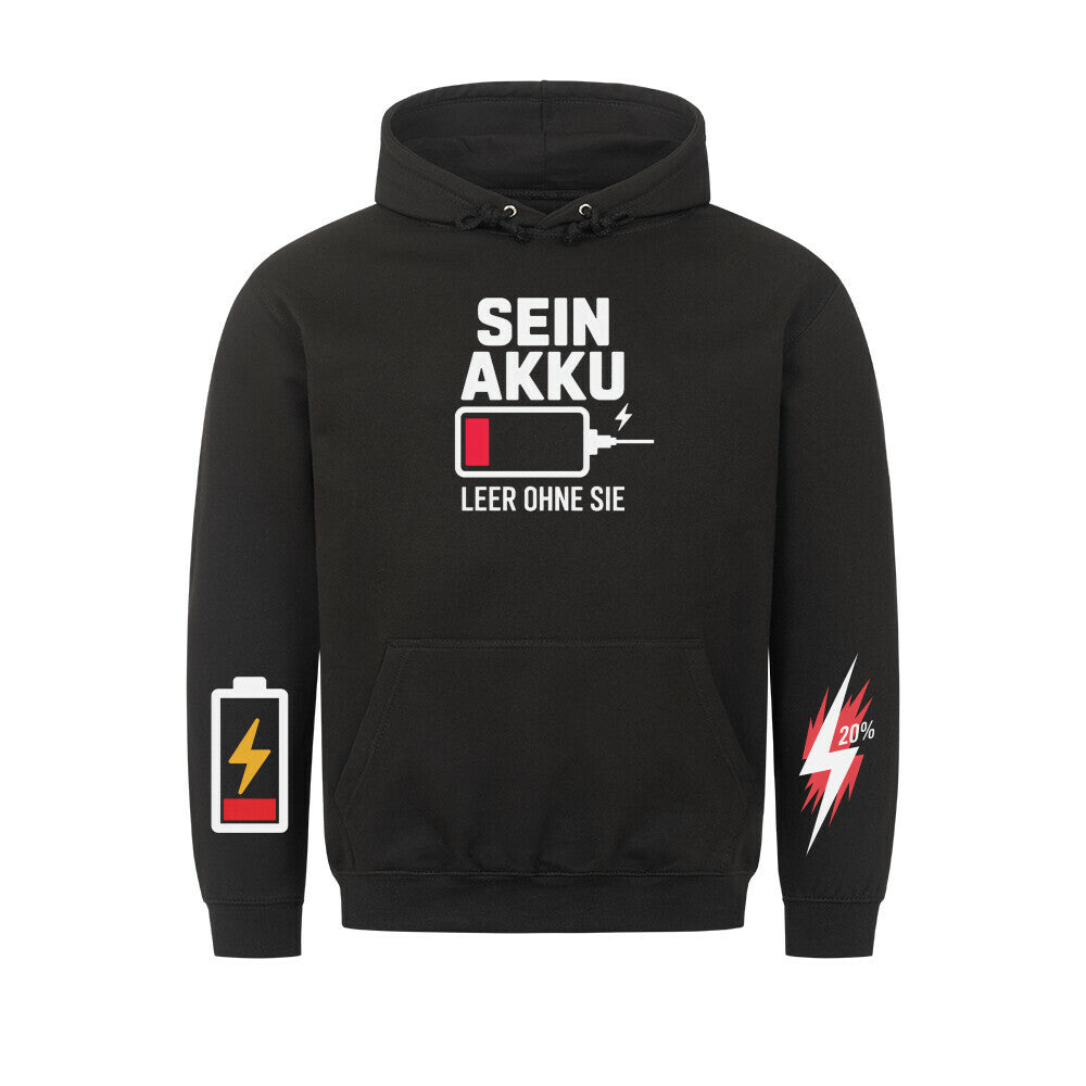 SEIN AKU LEER OHNE SIE Classic Hoodie - Mit Ärmeldruck-Merlemagic
