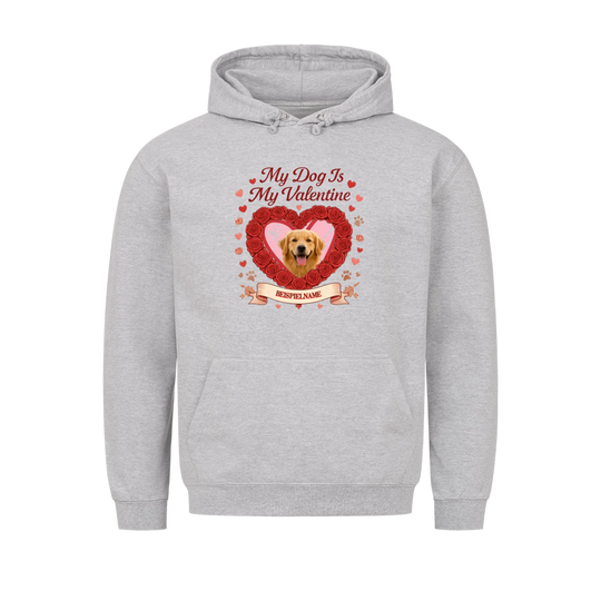 MY DOG IS MY VALENTIN auch Tasse und Kissen -personalisierbar
