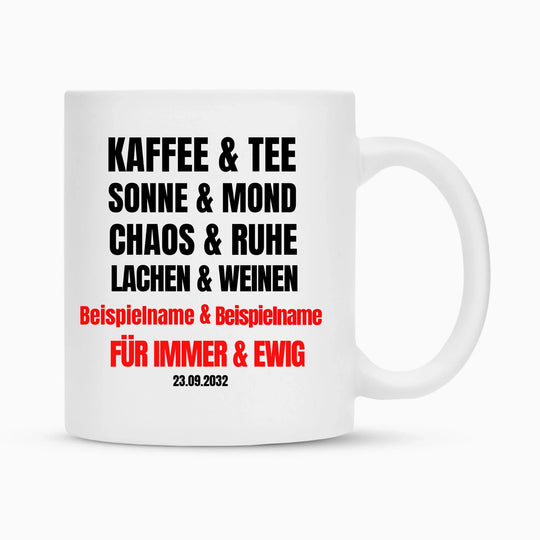 CAFFÈ & TÈ anche tazza e cuscino - personalizzabili