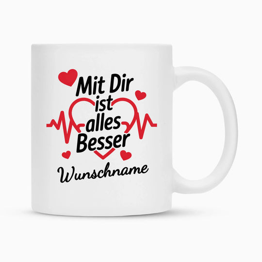 Tutto è migliore con te, anche tazze e cuscini - personalizzati