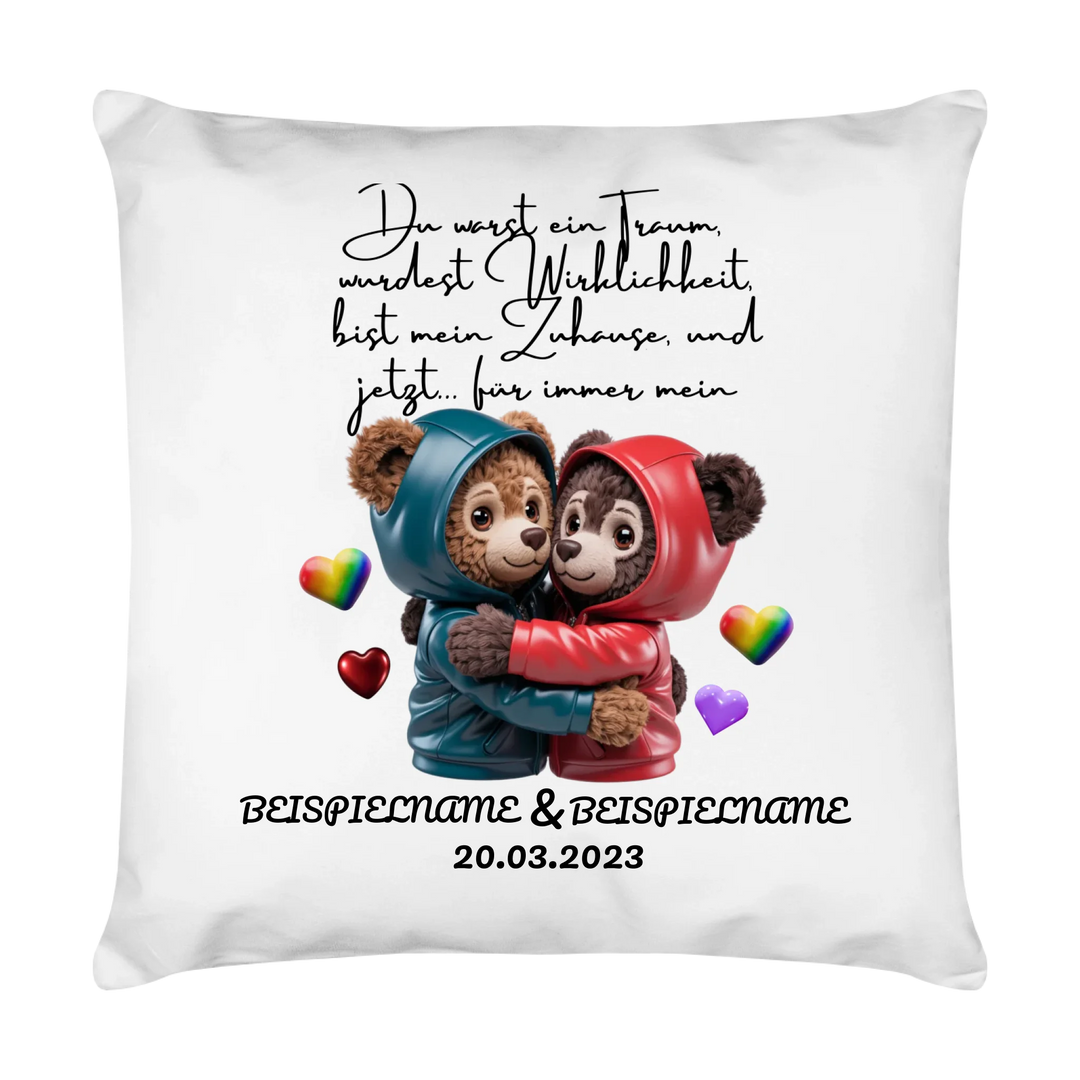 Du warst ein Traum auch Tasse und Kissen _ personalisierbar