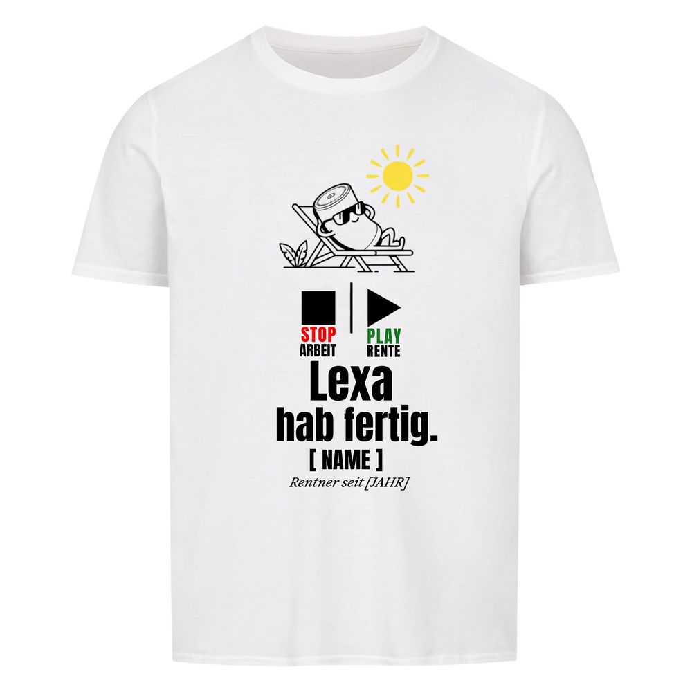 LEXA ich habe fertig - personalisierbar-Merlemagic