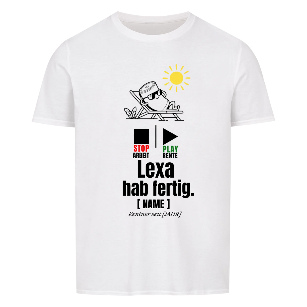 LEXA ich habe fertig - personalisierbar-Merlemagic