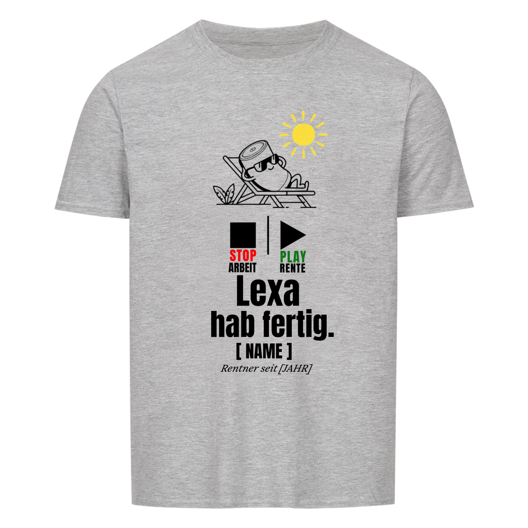 LEXA ich habe fertig - personalisierbar-Merlemagic