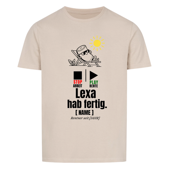 LEXA ich habe fertig - personalisierbar-Merlemagic