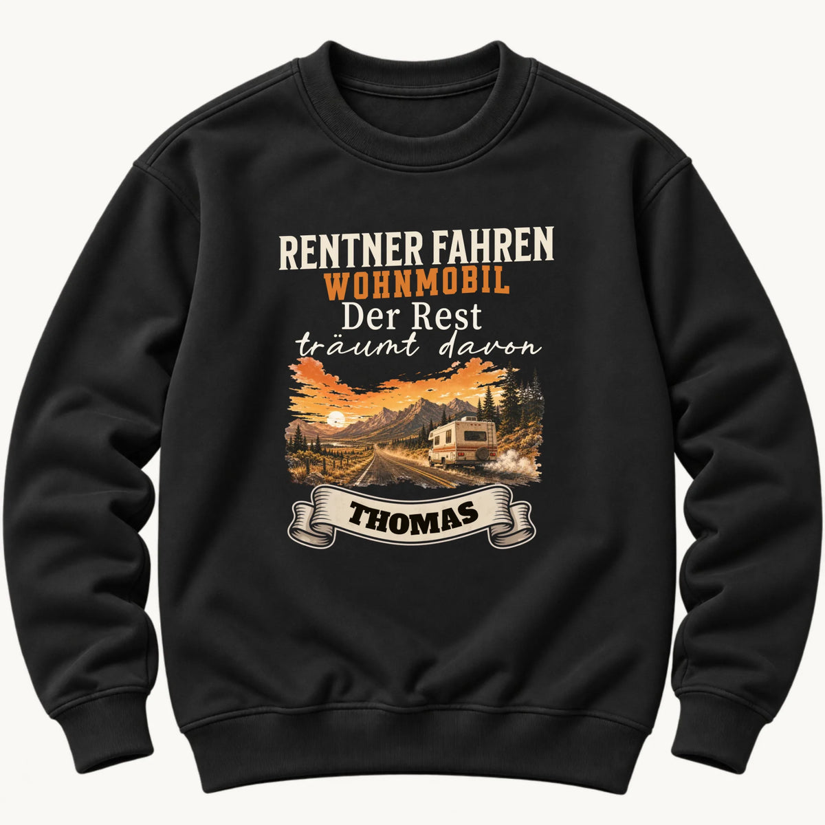 Mockup Pullover schwarz
