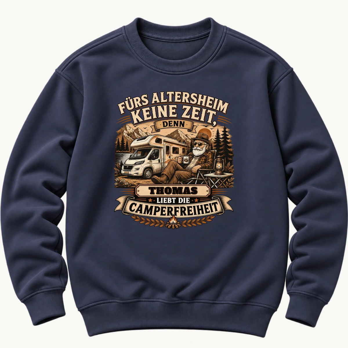 pullover mockup marineblau
