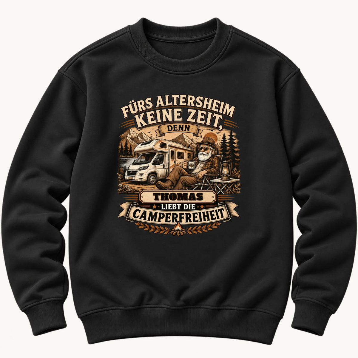 Mockup Pullover schwarz