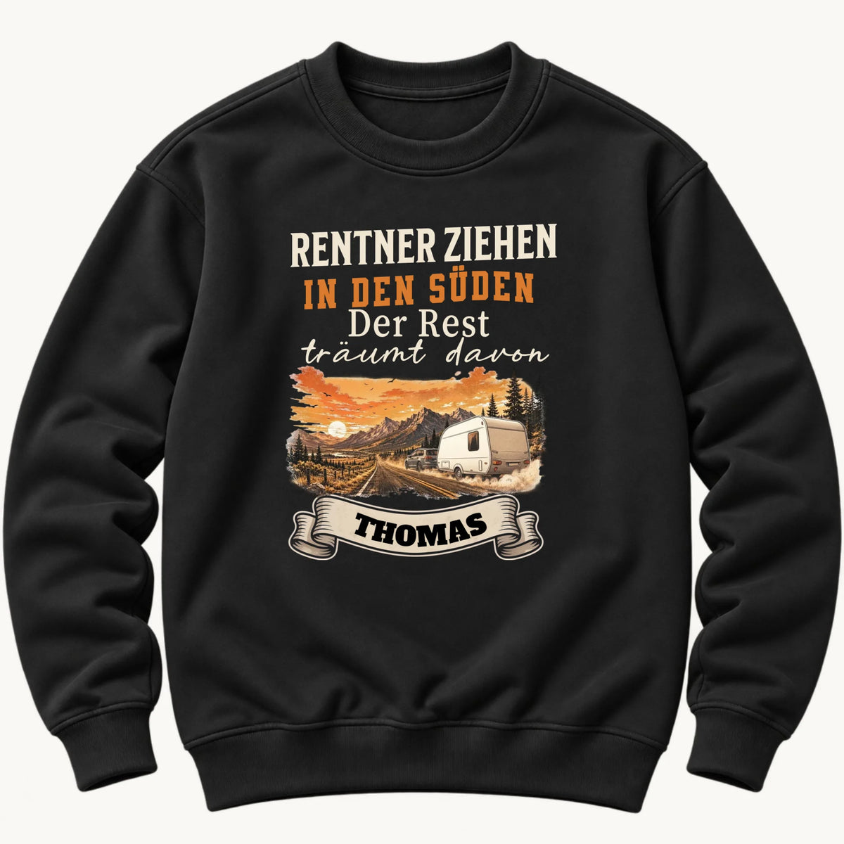 Mockup Pullover schwarz