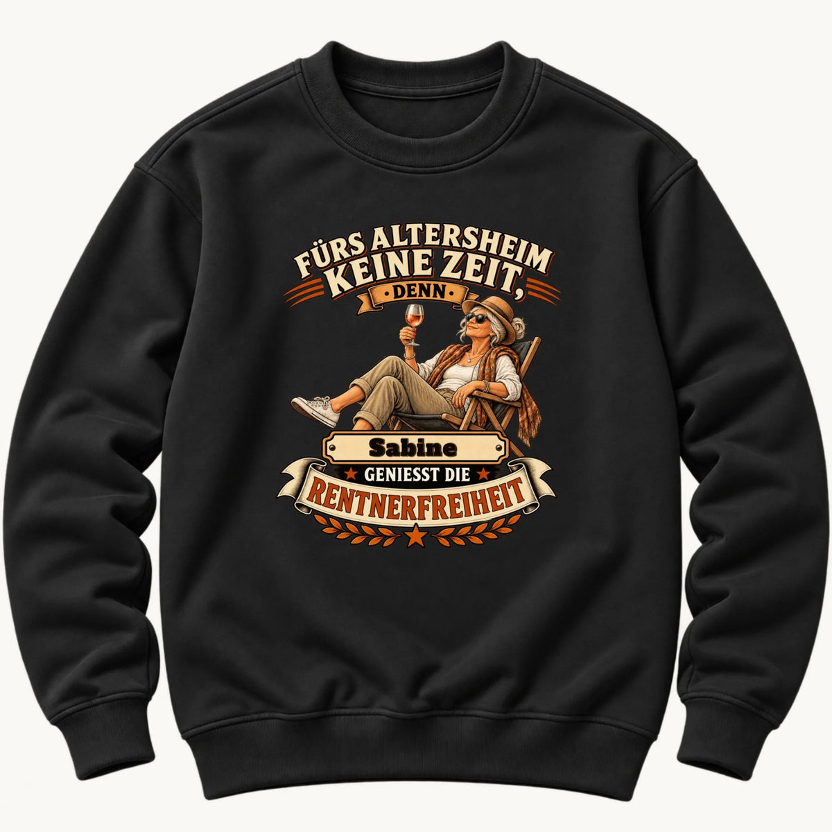 Mockup Pullover schwarz