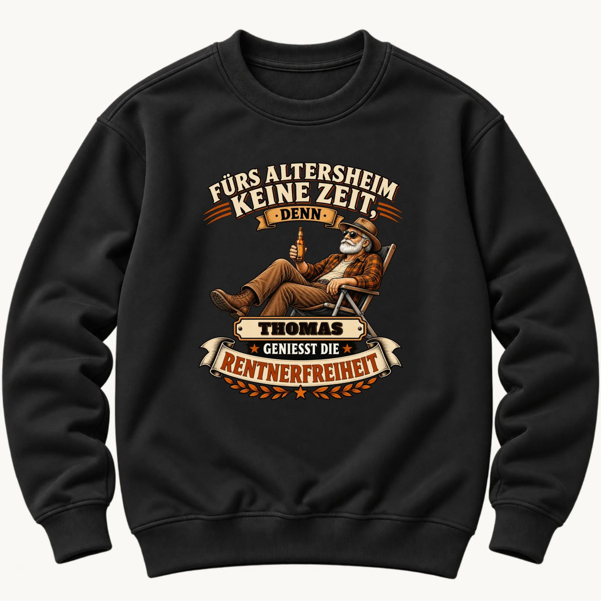 Mockup Pullover schwarz