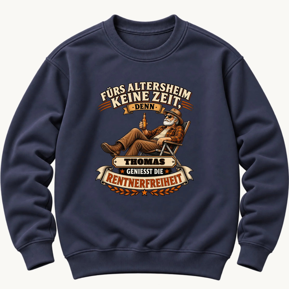 pullover mockup marineblau