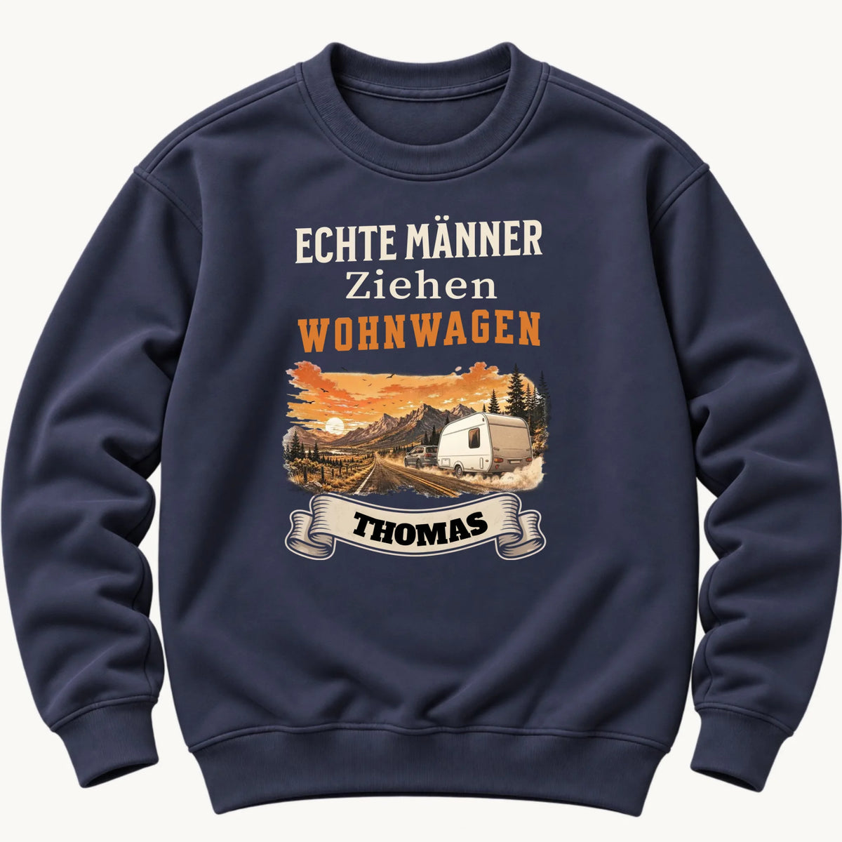 pullover mockup marineblau