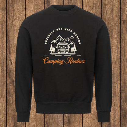 Camping Rentner Pullover Unisex