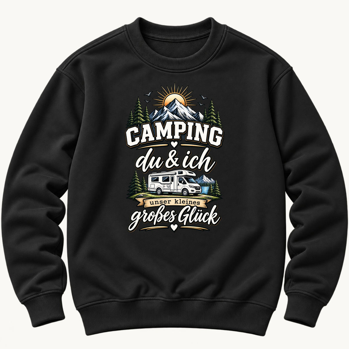 Camping du & ich Pullover Unisex