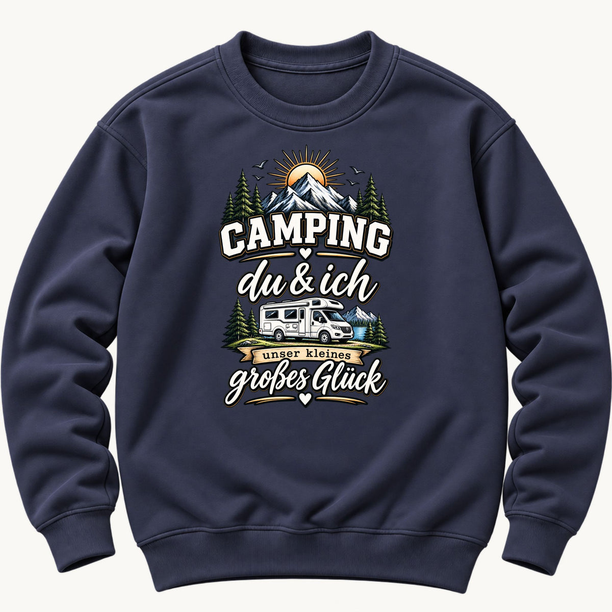 Camping du & ich Pullover Unisex