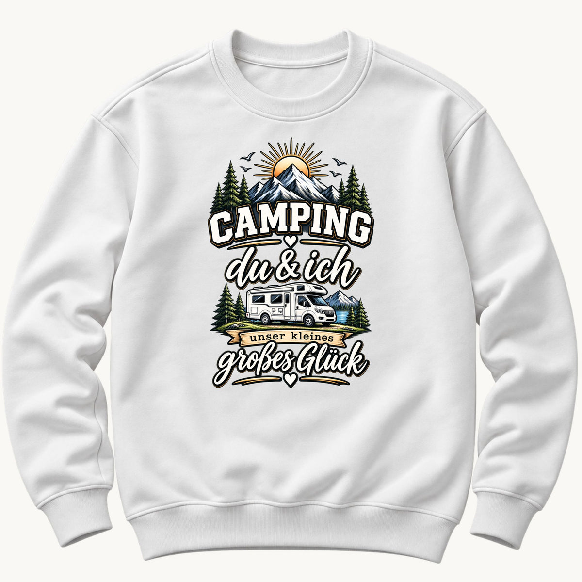 Camping du & ich Pullover Unisex