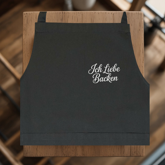 Latzschürze ICH LIEBE BACKEN