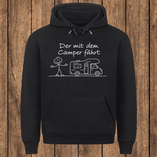 Der mit dem Camper fährt Kapuzenpullover Unisex