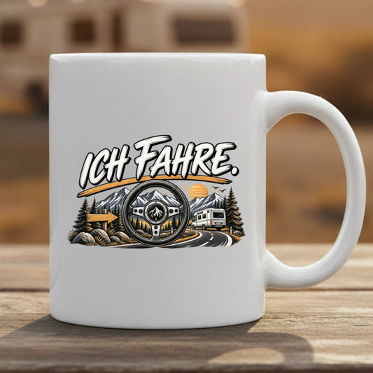 Ich fahre Tasse