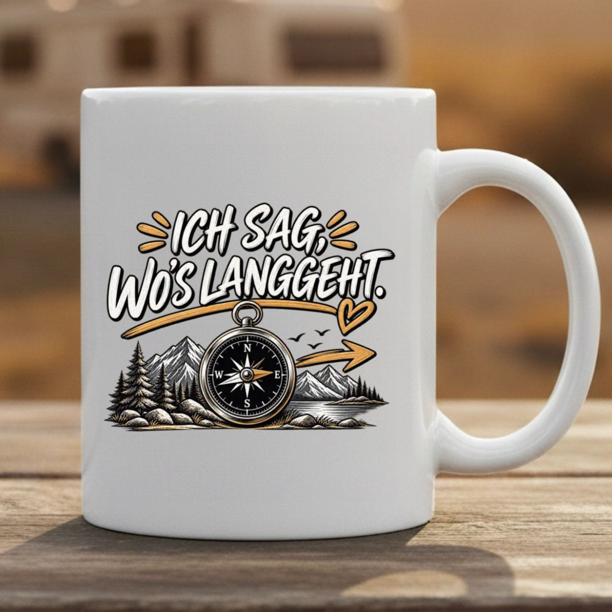 Ich sag, wo es langgeht Tasse