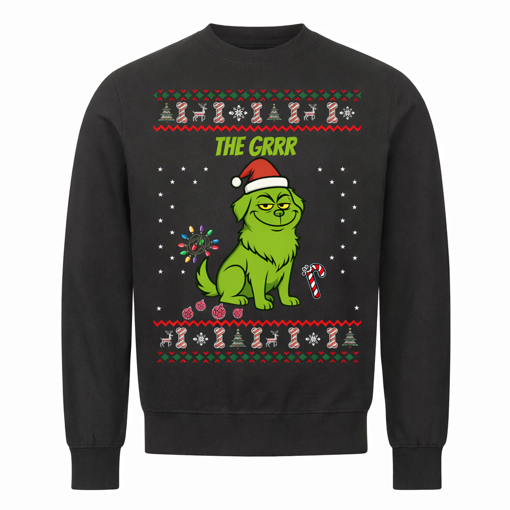 Personalisierbarer Sweater aus Baumwollmischgewebe – Unisex