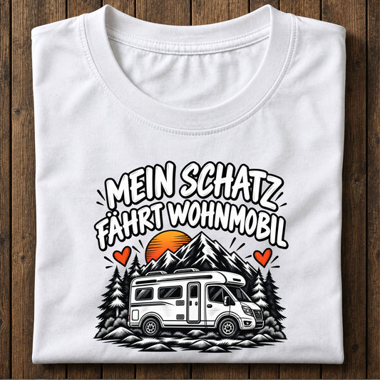 Mein Schatz fährt Wohnmobil Shirt Unisex
