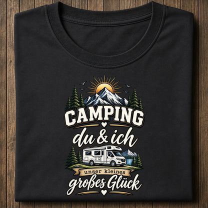 Camping, du & ich Shirt Unisex