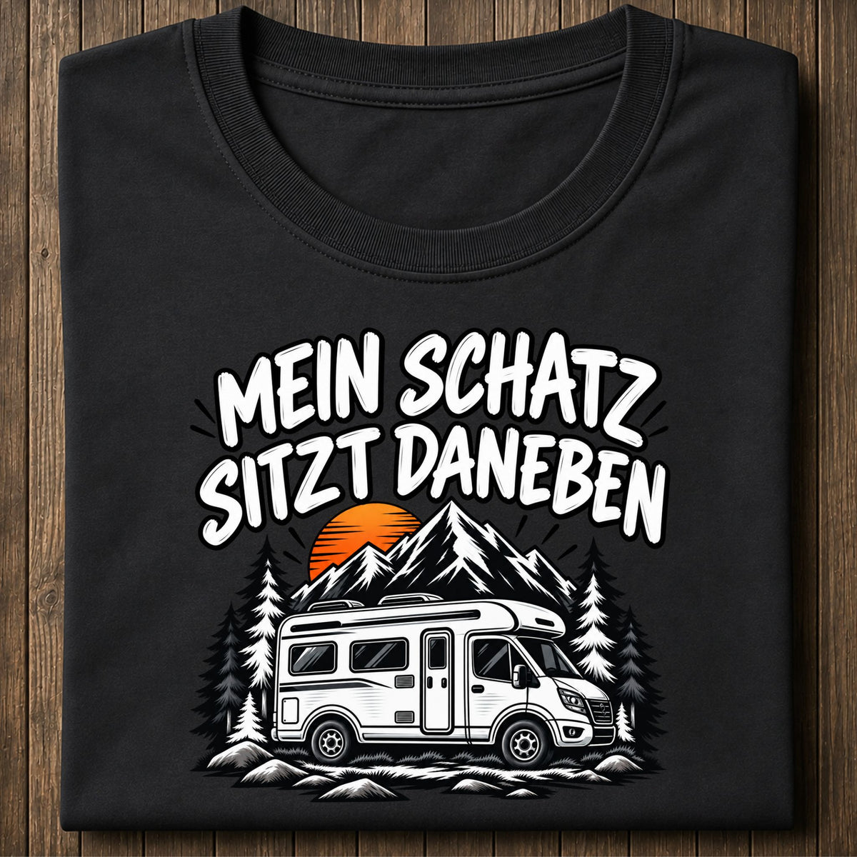 Mein Schatz sitzt daneben Shirt Unisex