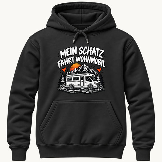 Mein Schatz fährt Kapuzenpullover Unisex