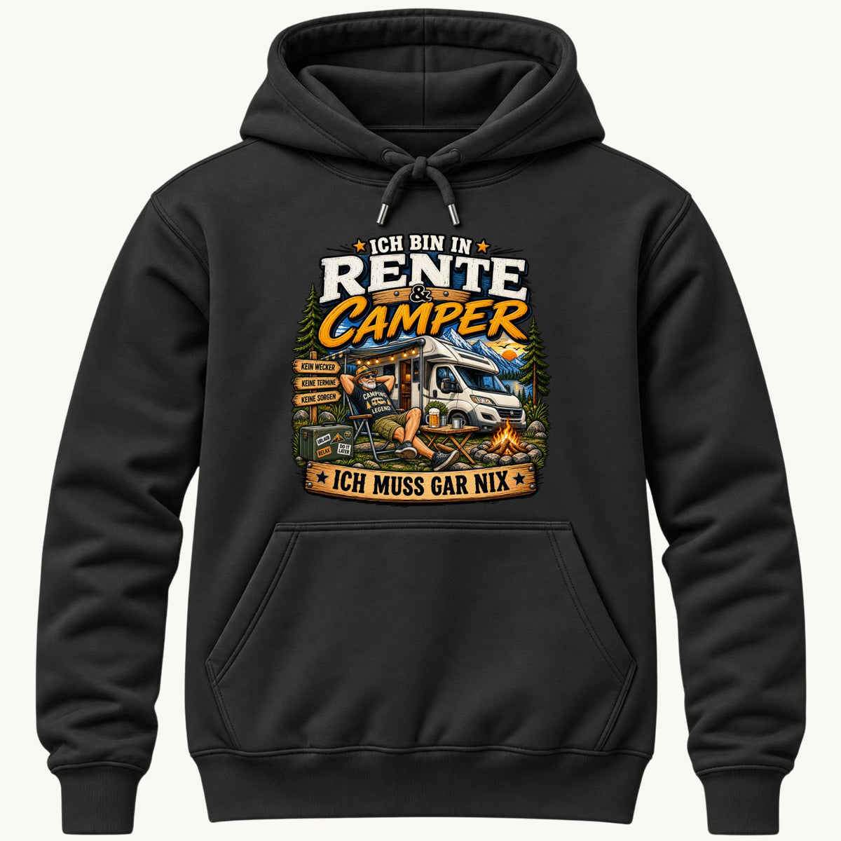 Rentner & Camper Kapuzenpullover Unisex