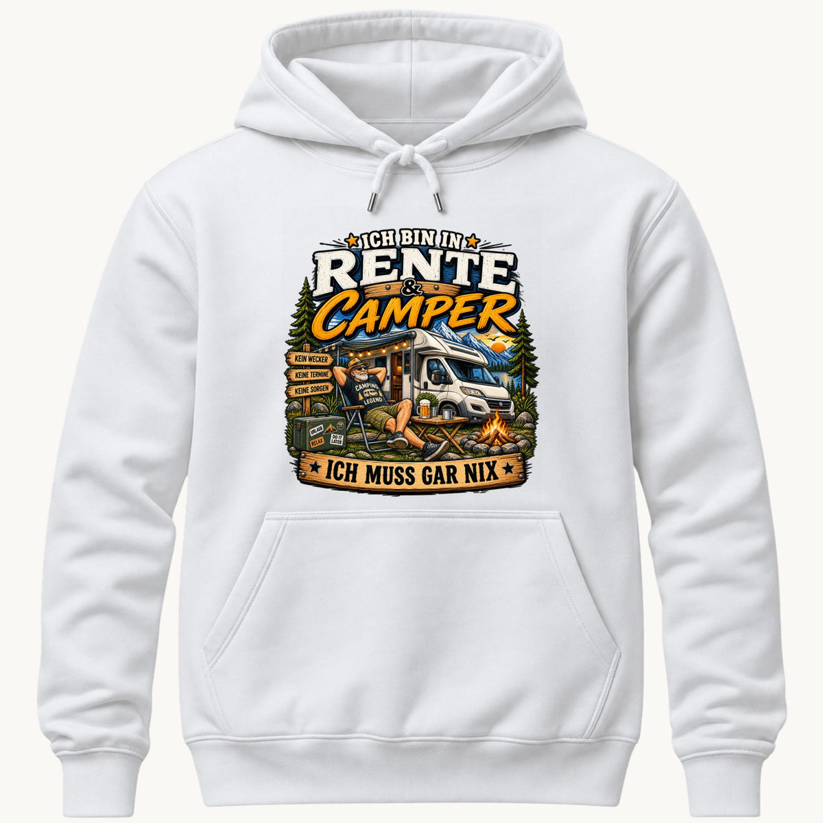 Rentner & Camper Kapuzenpullover Unisex