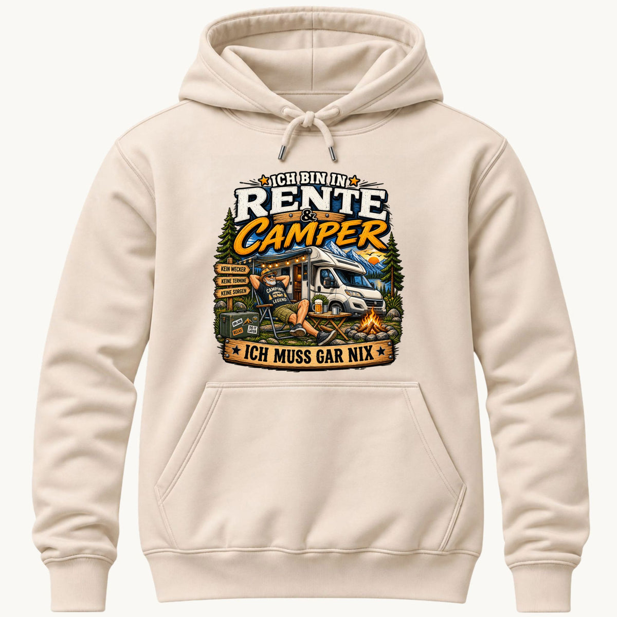Rentner & Camper Kapuzenpullover Unisex