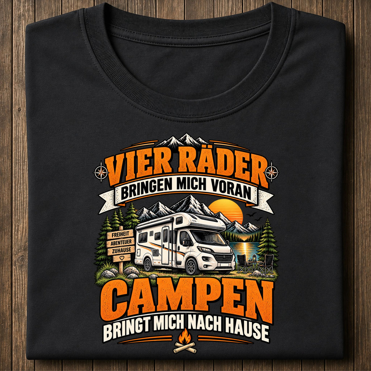 Camping bringt mich nach Hause Shirt Unisex