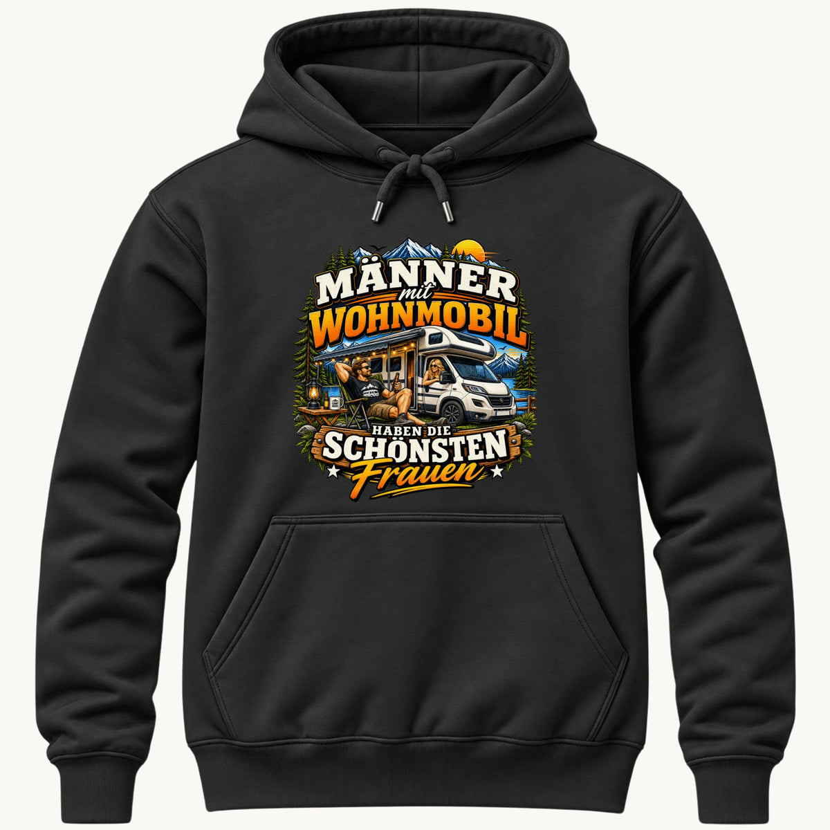 Männer mit Wohnmobil Kapuzenpullover Unisex