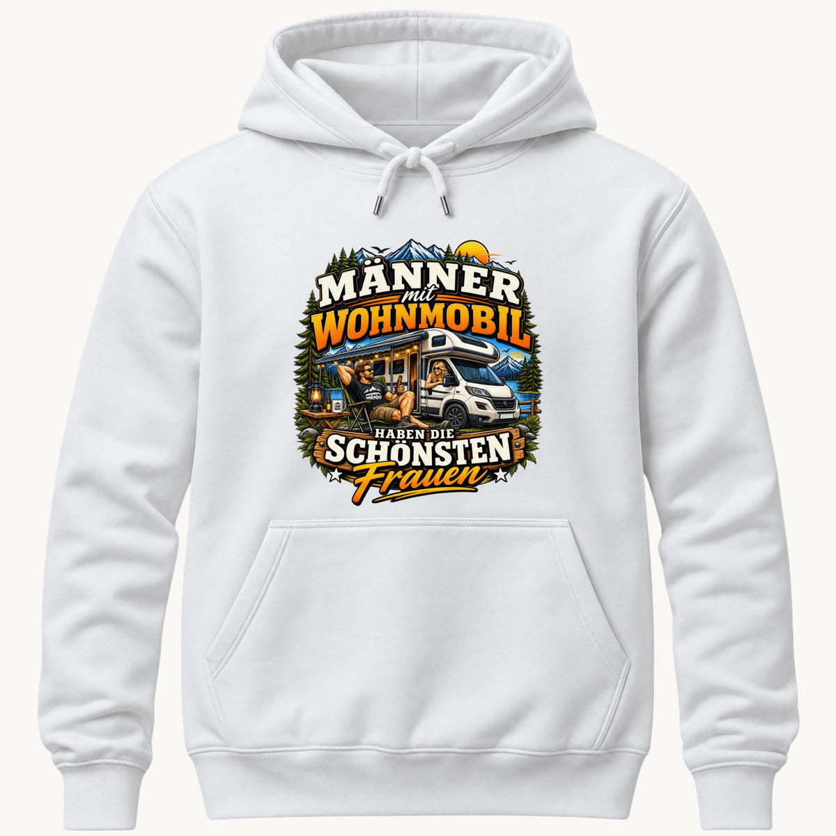 Männer mit Wohnmobil Kapuzenpullover Unisex