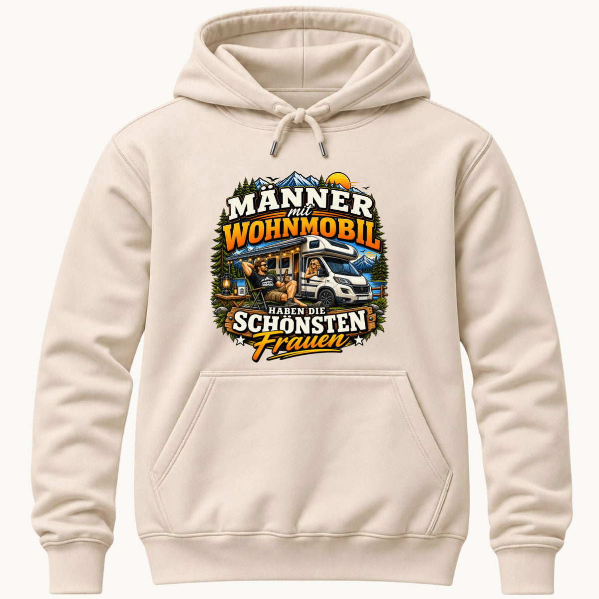 Männer mit Wohnmobil Kapuzenpullover Unisex