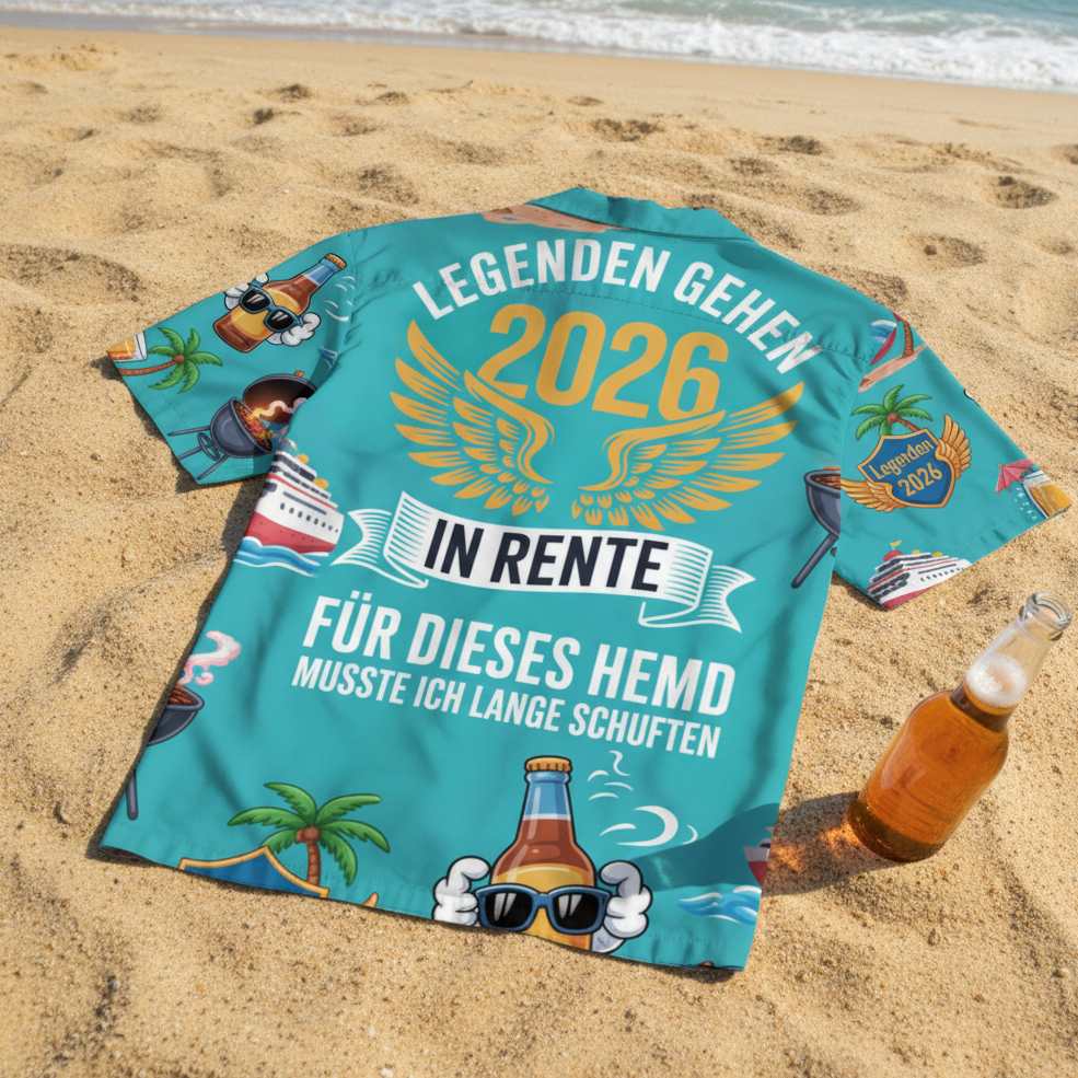 LEGENDEN GEHEN 2026 Hawaiihemd