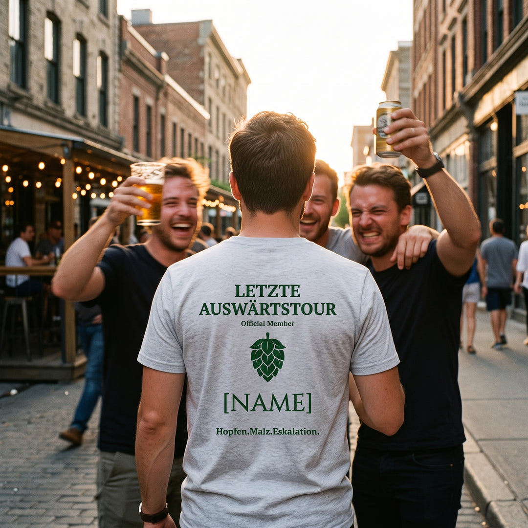 Letzte Auswärtstour - personalisierbar