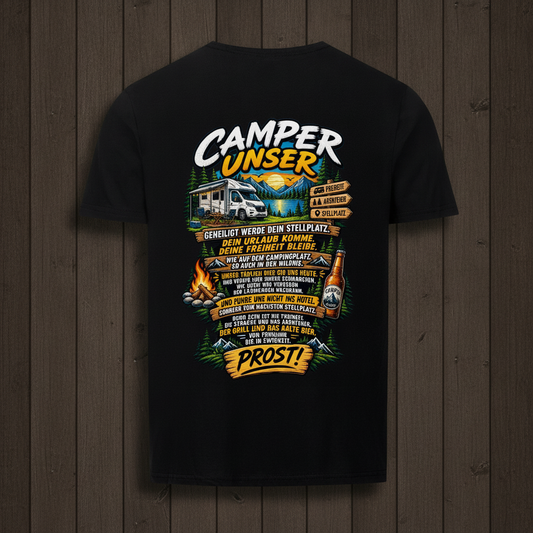 Camper Unser Rückendruck Shirt Unisex