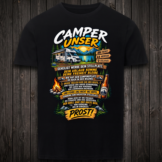 Camper Unser Rückendruck Shirt Unisex