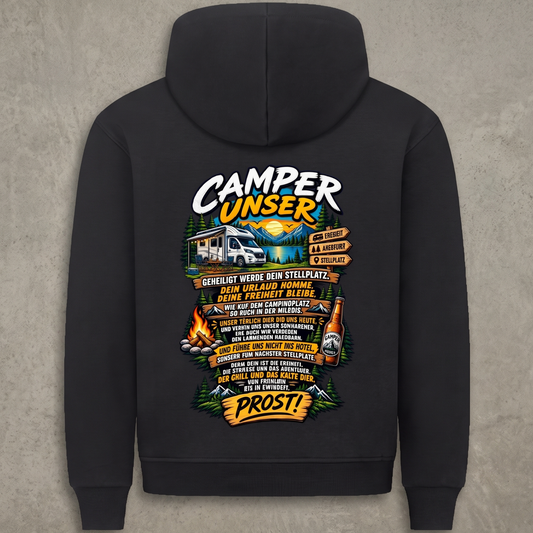 Camper Unser Rückendruck Hoodie Unisex