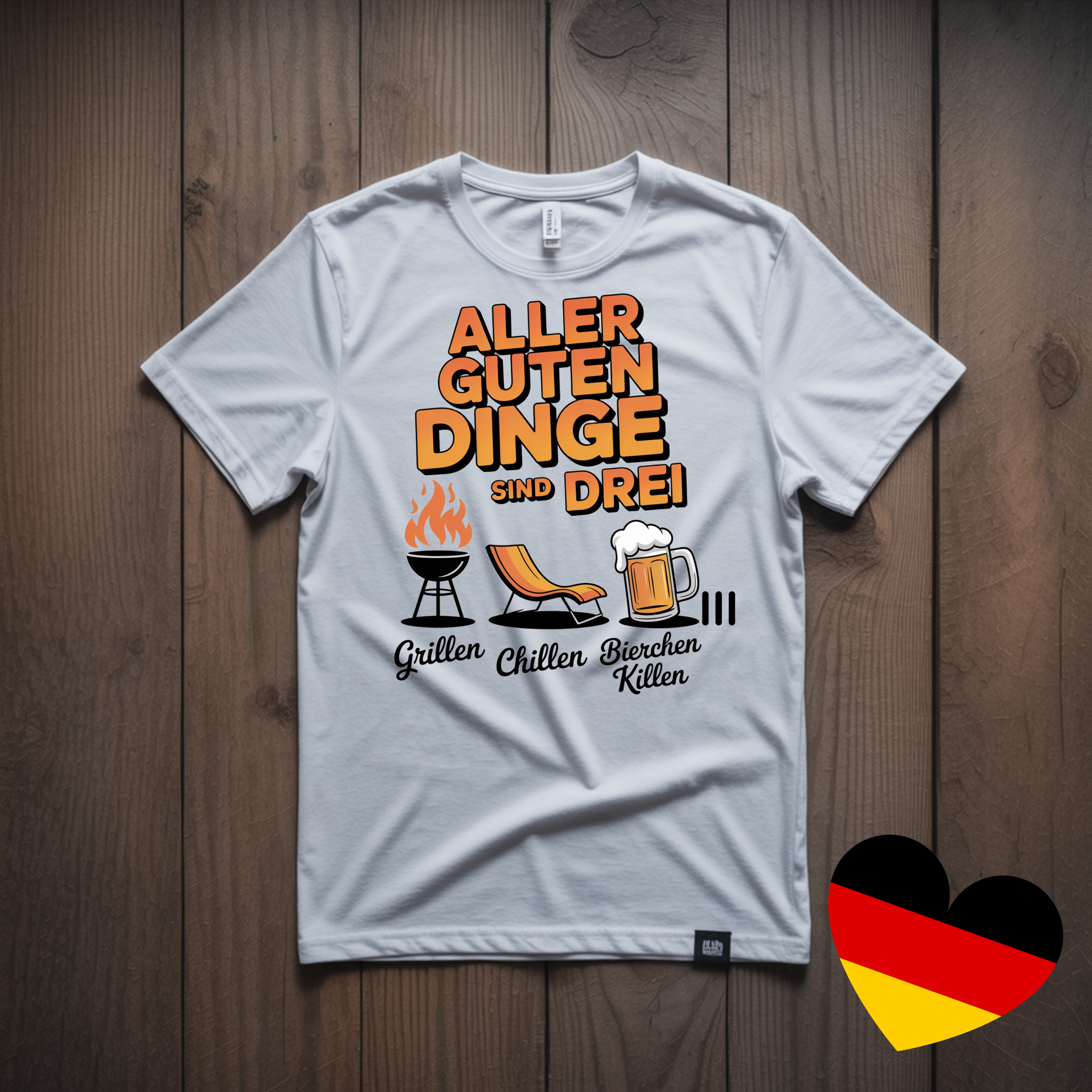 ALLER GUTEN DINGE SIND DREI Basic Shirt Unisex-Merlemagic